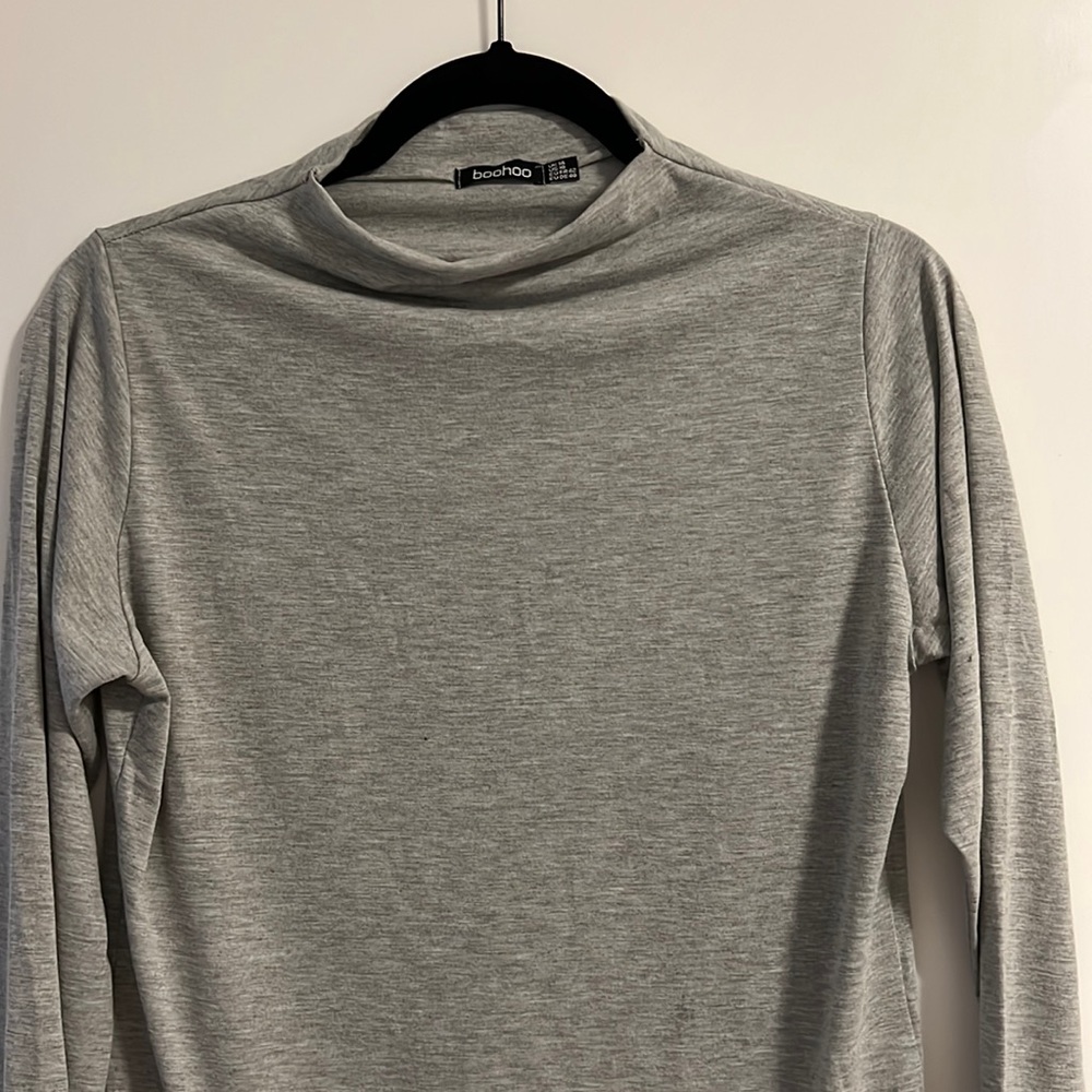BOOHOO MOCK NECK TURTLENECK SHIRT 🐢